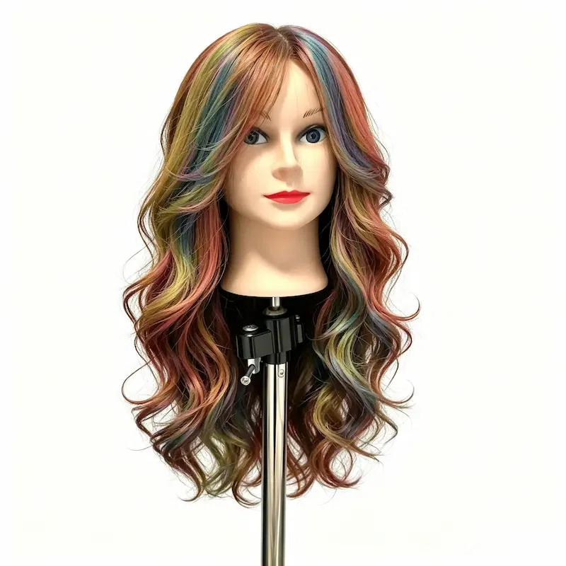 Professional Blended Hair Training Head for Hair Styling