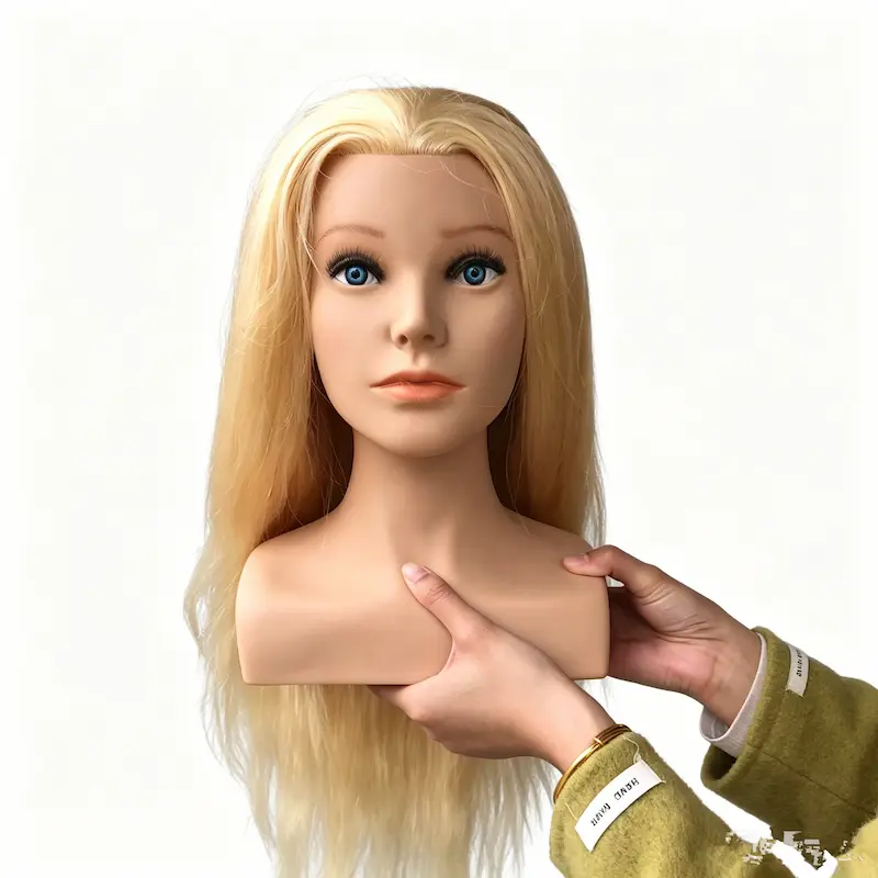 Professional Display Mannequin Head with Shoulders and Ears