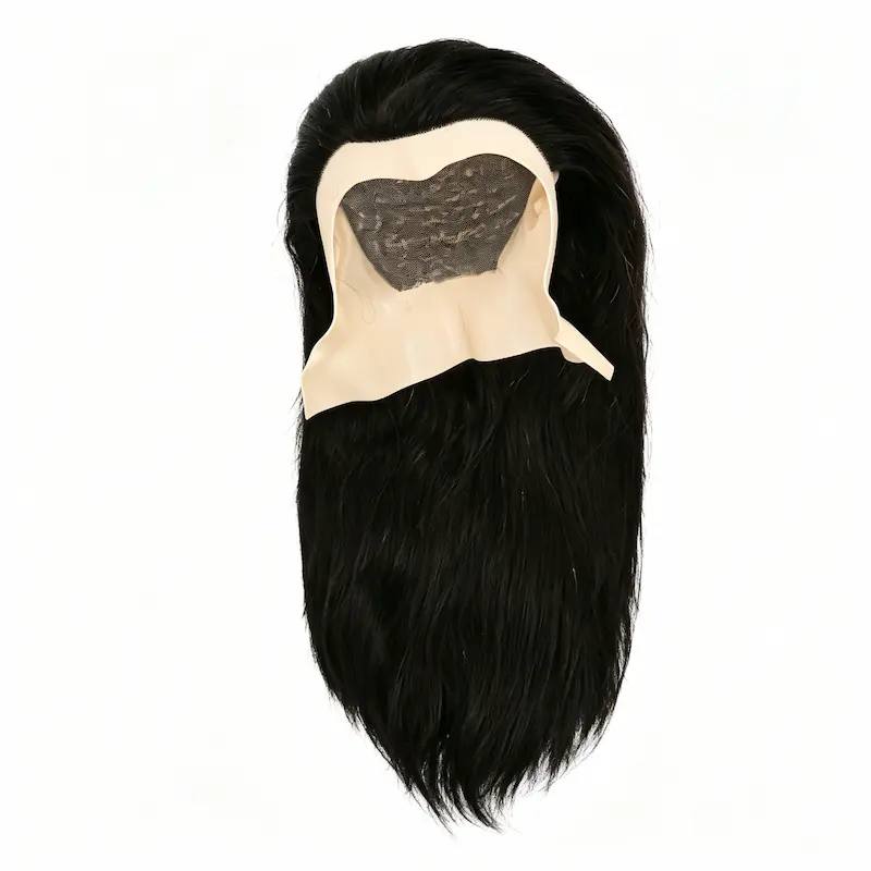 Ear trimming leather cover head training head can be replaced by human hair