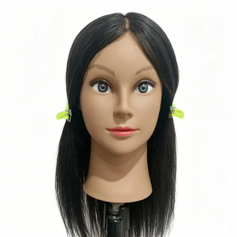 Mixed Human Hair Salon Practice Doll Head Supplier